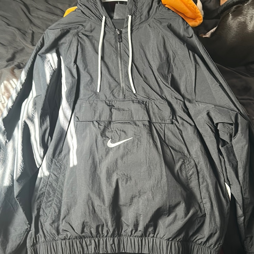 Nike Men's Charcoal Windbreaker Jacket
